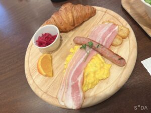 ホテル風か,朝食